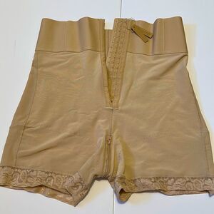 NEW SHARELLX air slim mid waist body sculpting shorts size 5XL